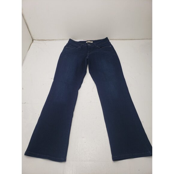 Levi Strauss & Co 529 Curvy Bootcut Dark Wash Jeans Size 12 Pre Owned - Picture 1 of 10